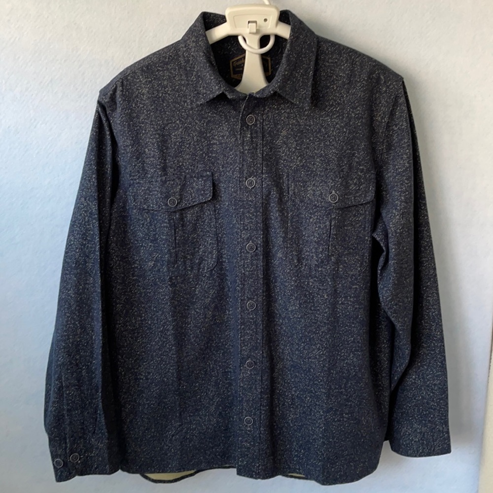 Dry Goods Co Navy/Cream Static ButtonDown Shirt